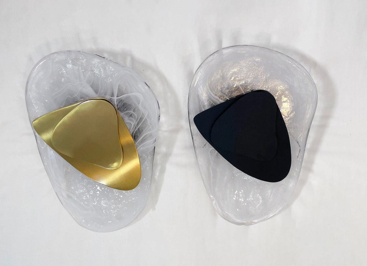 Gana exklusiv nordisk konstnärlig vägglampa i glas