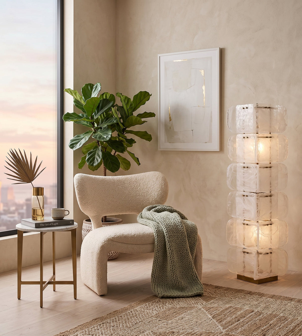 Cubo-gulvlampe