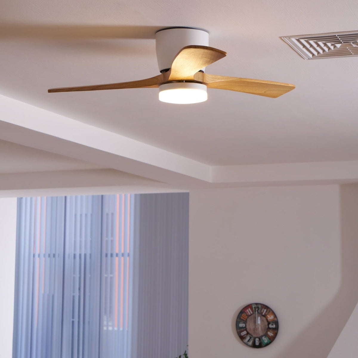 Candeeiro com ventoinha de teto Elaerine