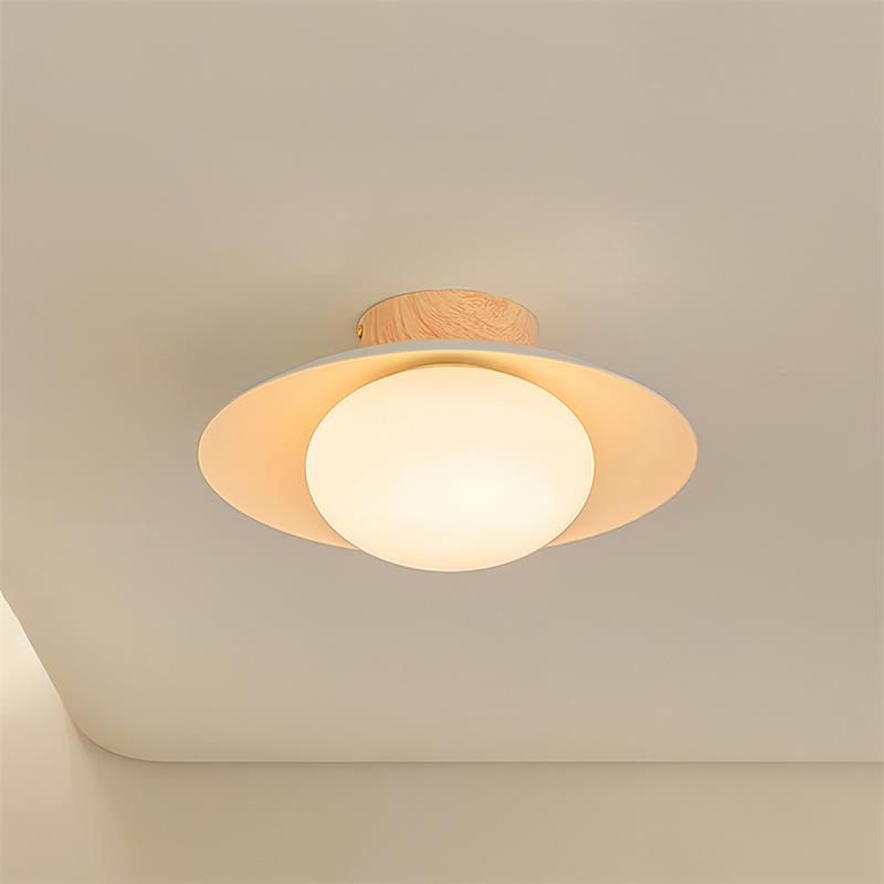 Verdora grøn loftslampe til plan montering