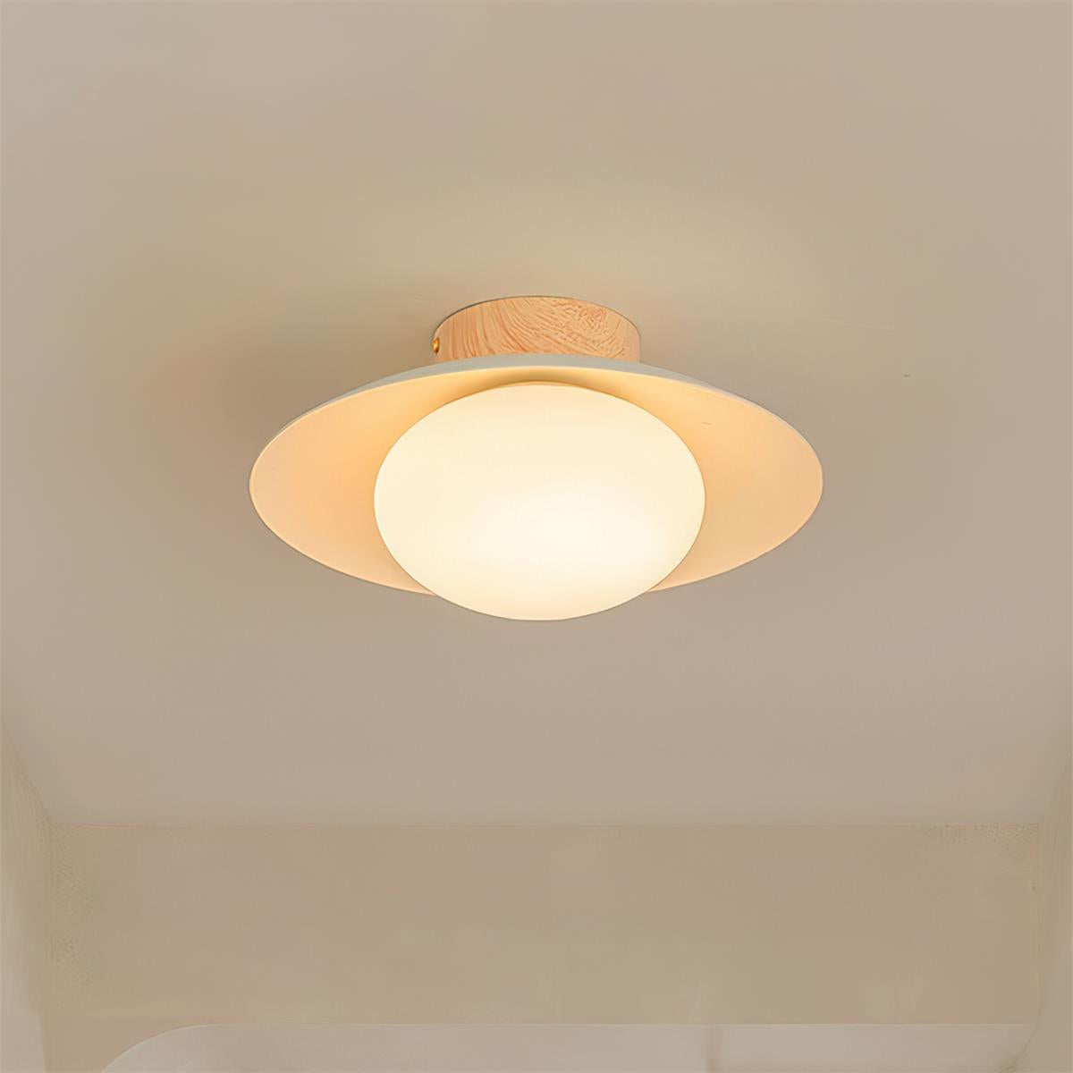 Verdora grøn loftslampe til plan montering