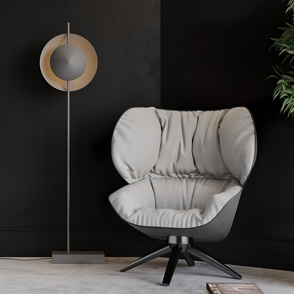 Circalla golvlampa i två toner