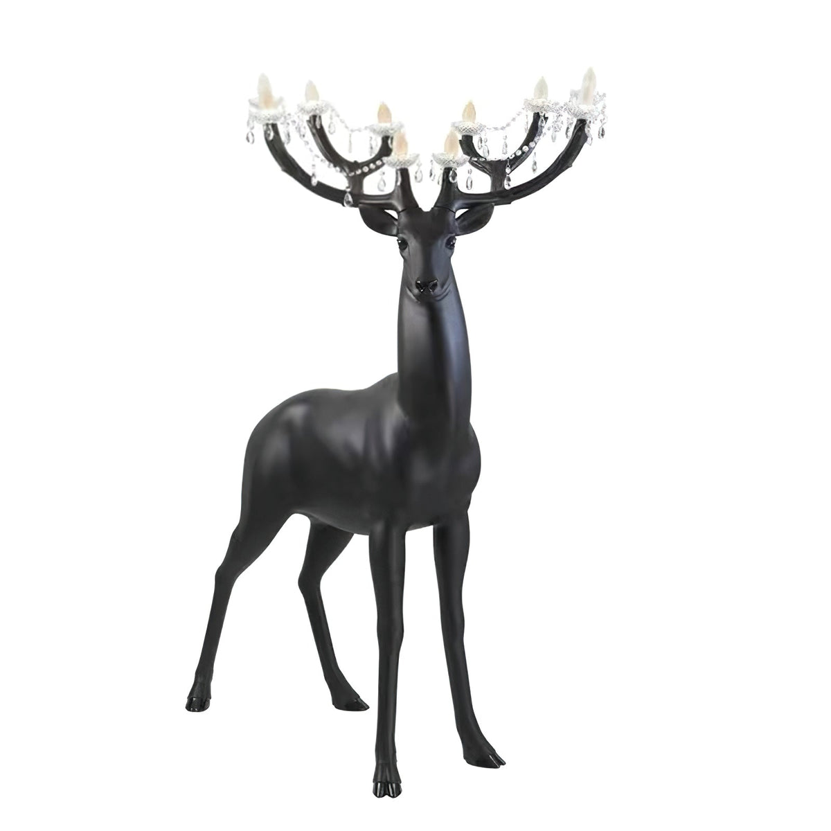 Stag-skulpturgulvlampe