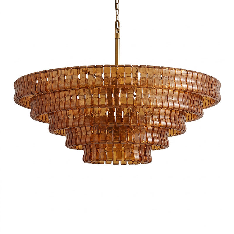 Candeeiro de teto de lustre redondo Venetia