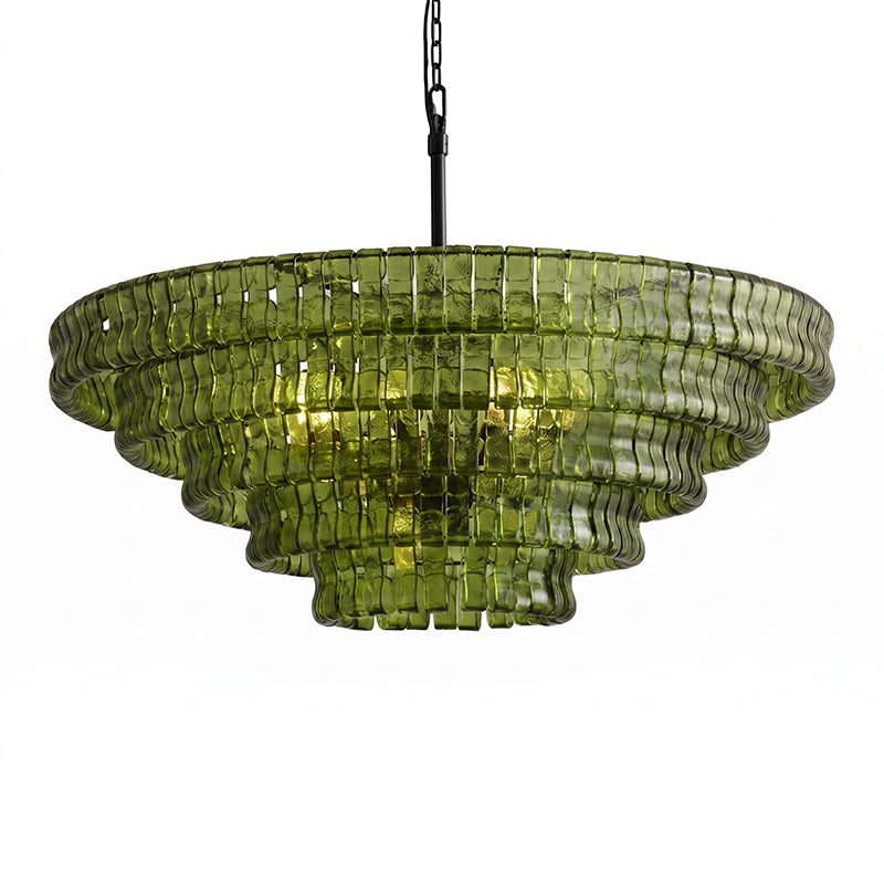 Candeeiro de teto de lustre redondo Venetia