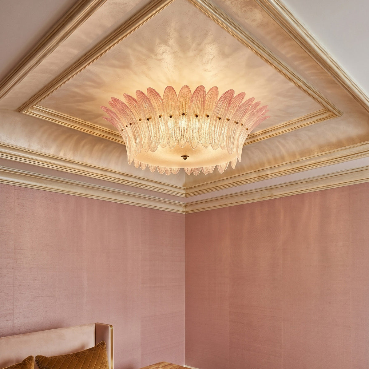 Treviso loftslampe med kronbladsdesign