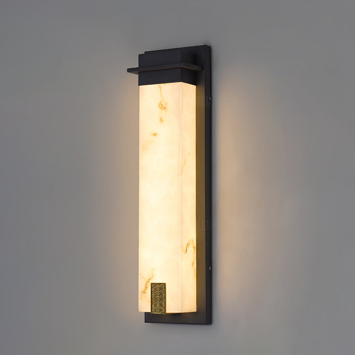 Candeeiro de parede exterior moderno e minimalista Ushaor