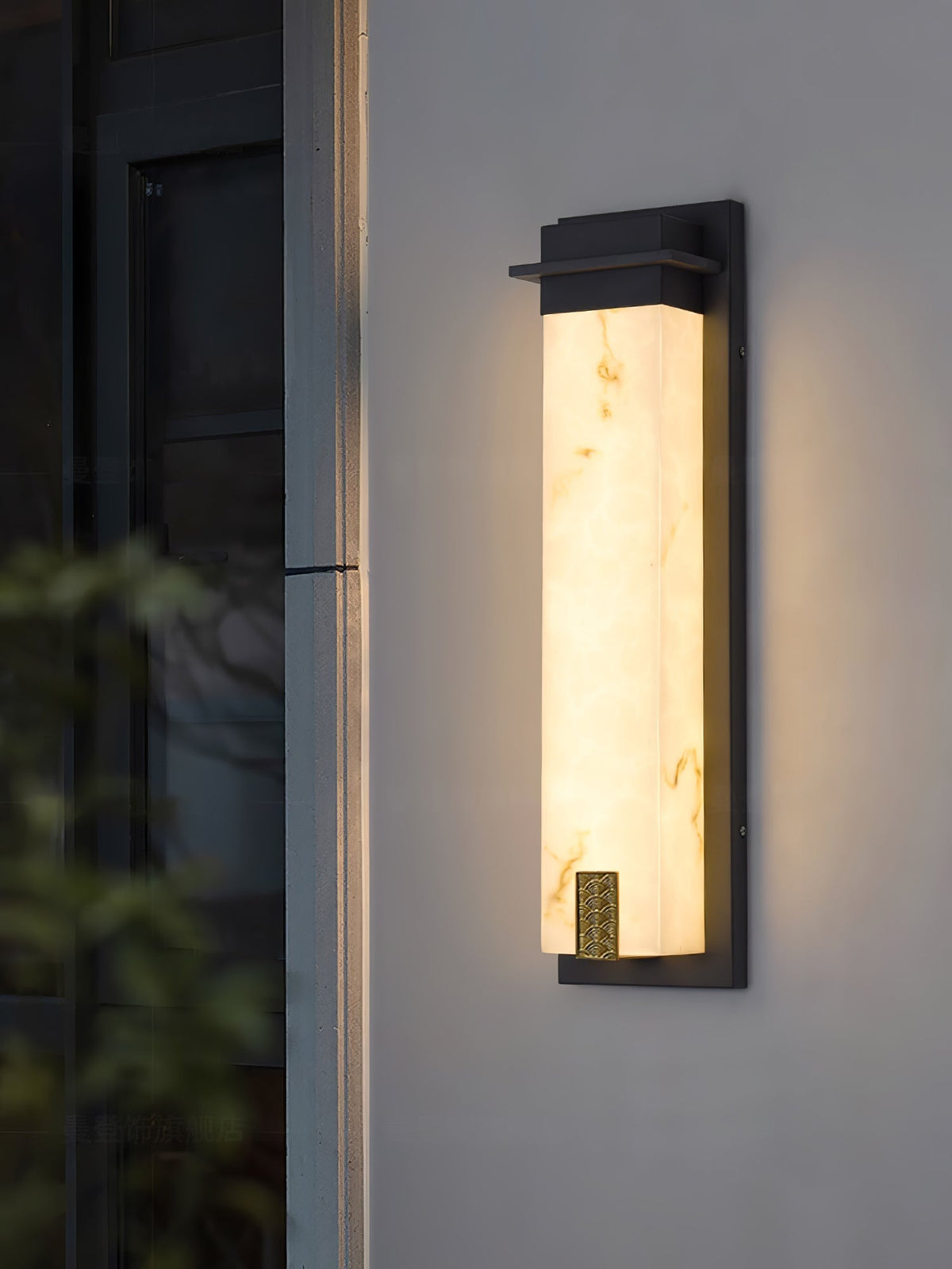 Candeeiro de parede exterior moderno e minimalista Ushaor