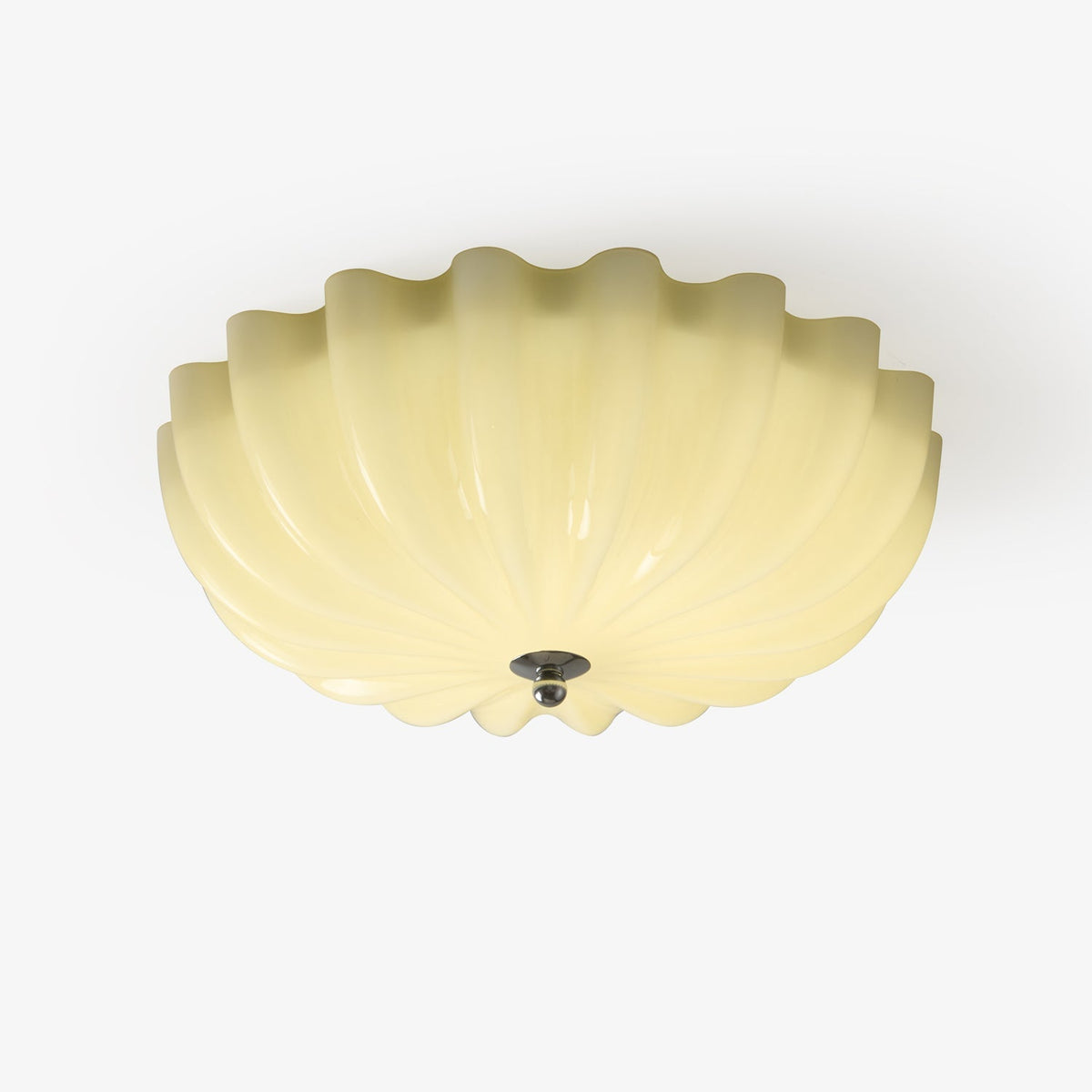 Zerinos premium nordisk konstnärlig taklampa i snäckform med trä och glas