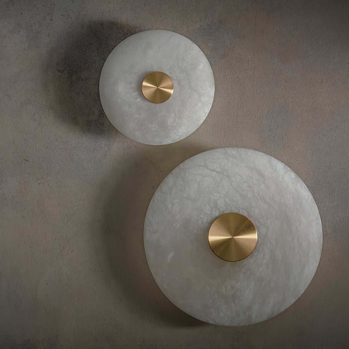 Selina minimalistisk taklampa i alabaster