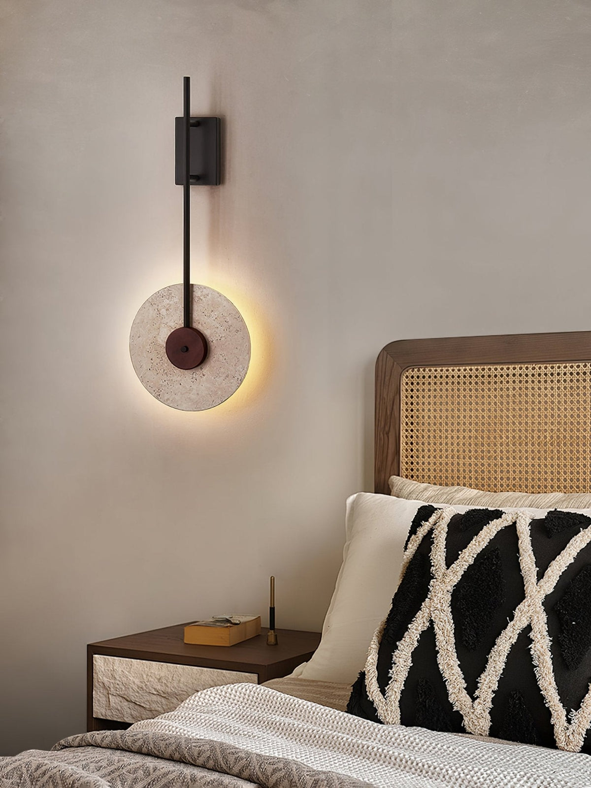 Elysia Travertine Wall Light