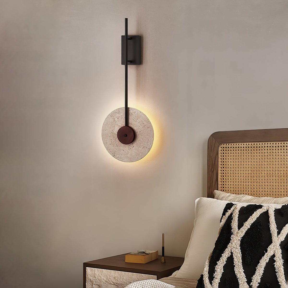Elysia Travertine Wall Light