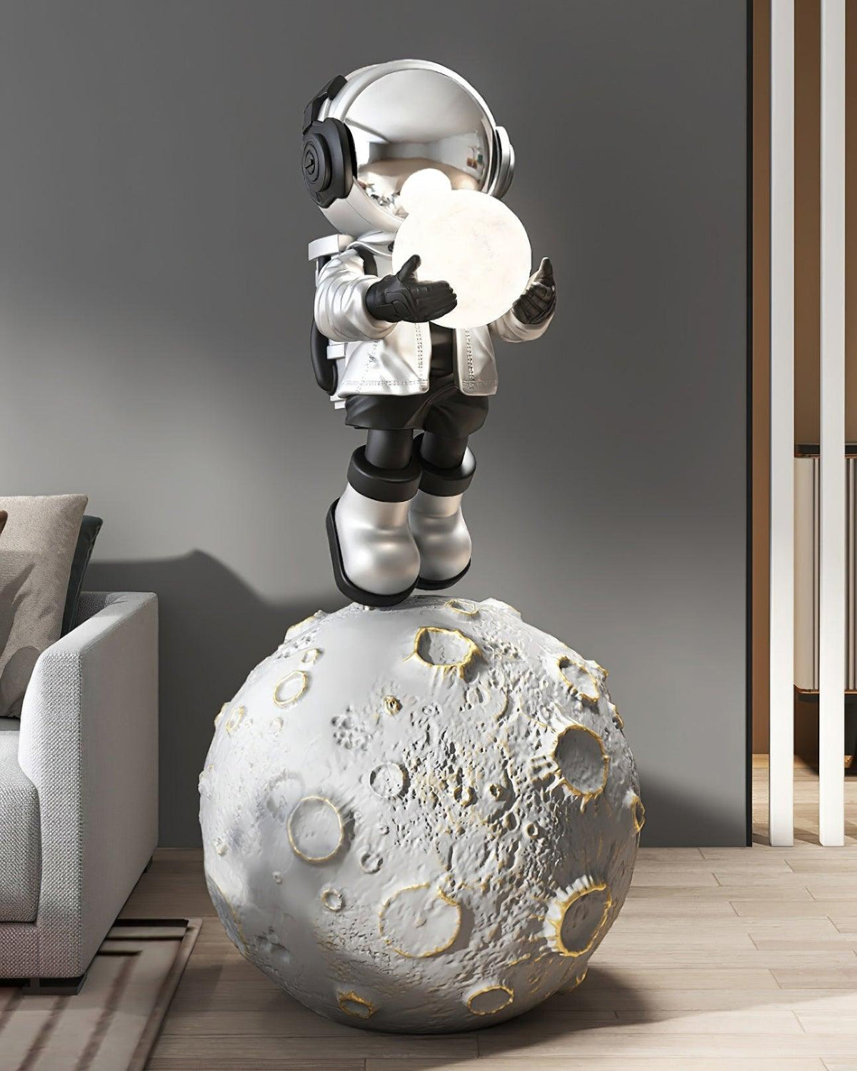 Lucelora moderne gulvlampe i resin