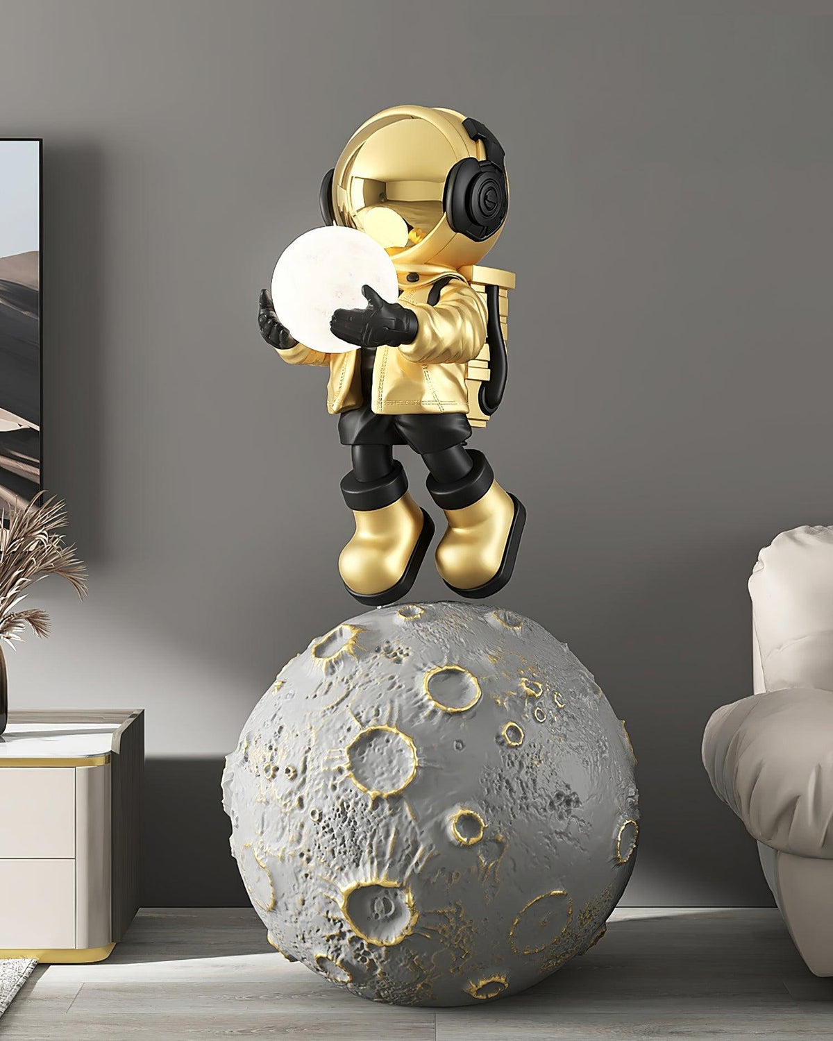 Lucelora moderne gulvlampe i resin