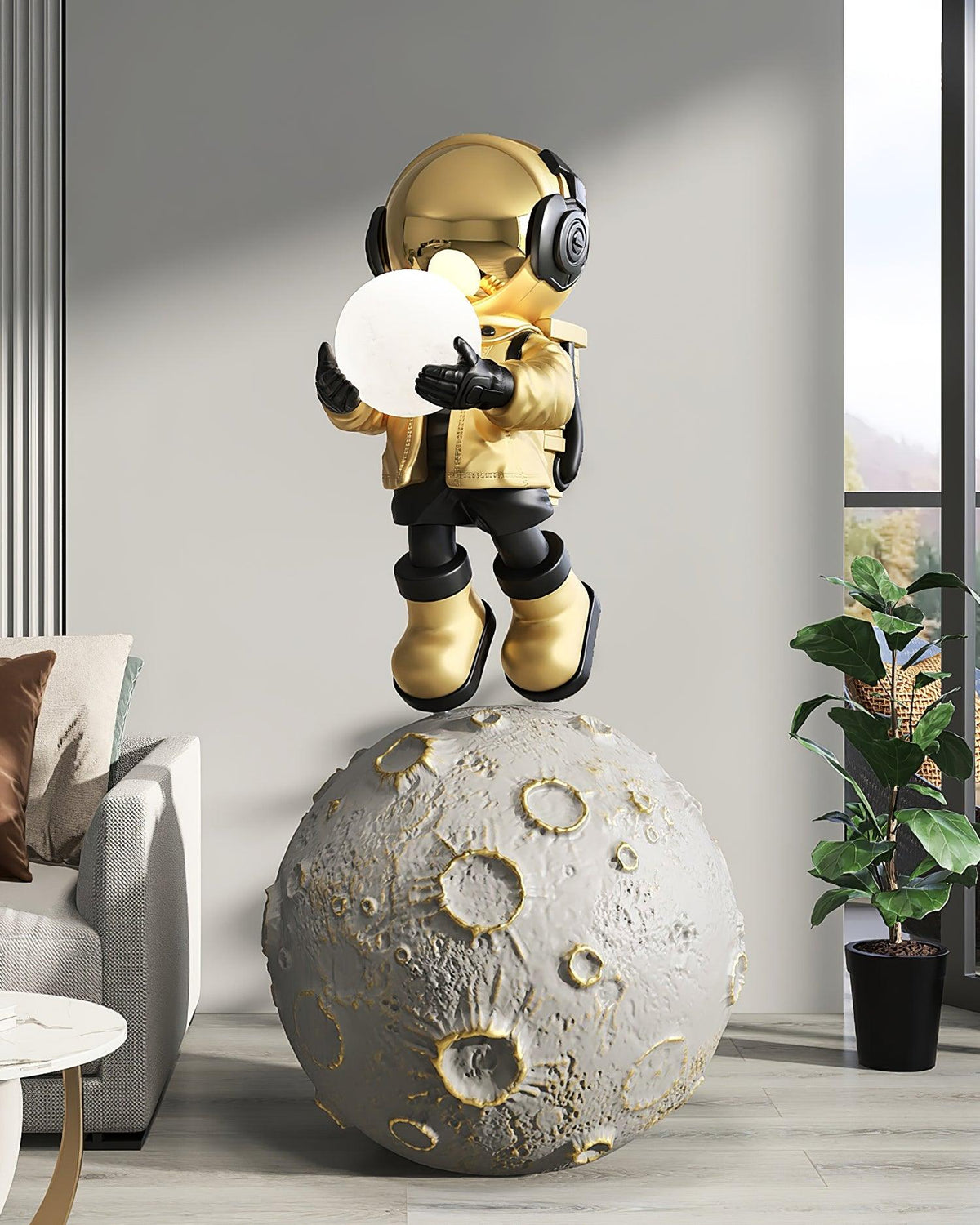 Lucelora moderne gulvlampe i resin