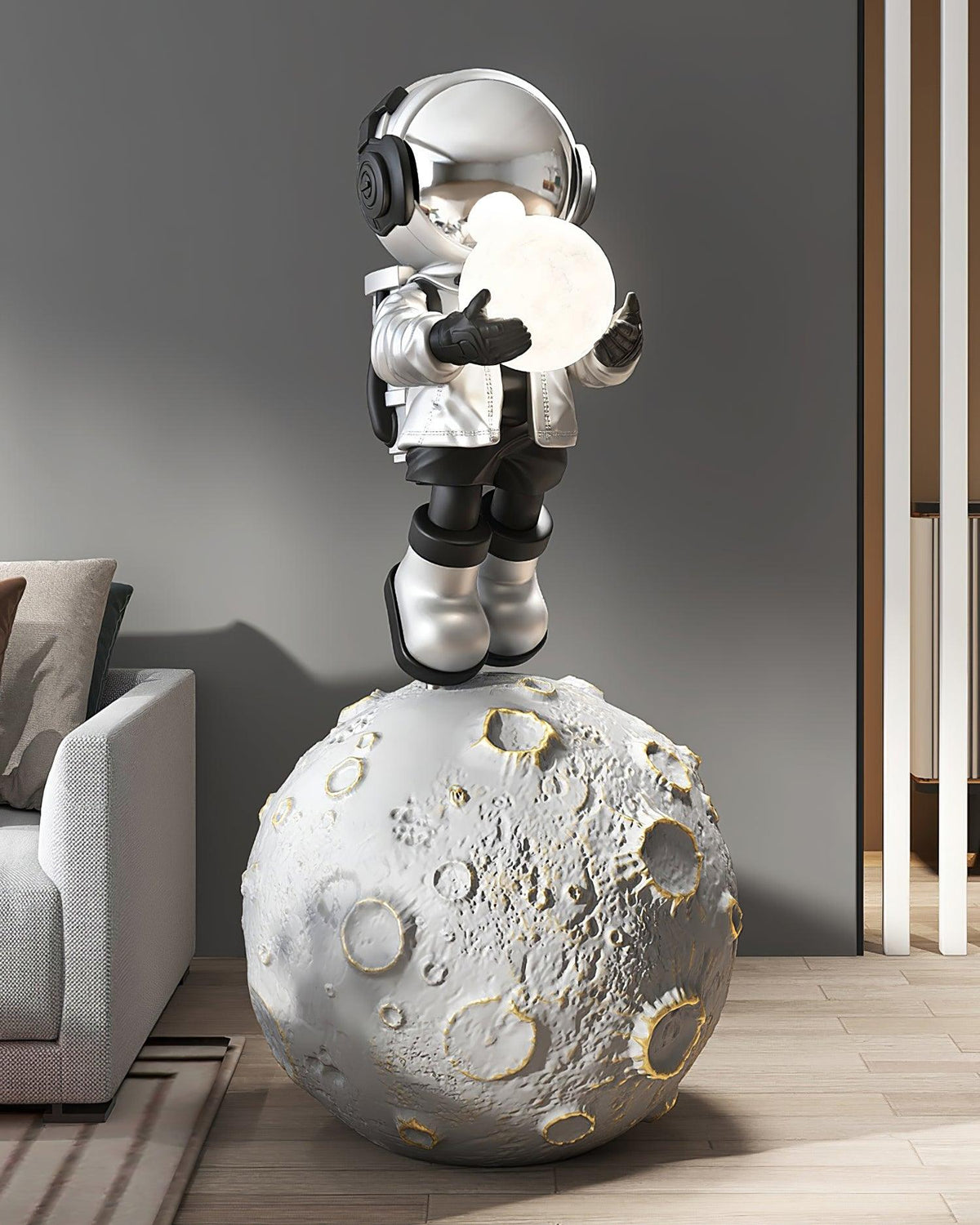 Lucelora moderne gulvlampe i resin