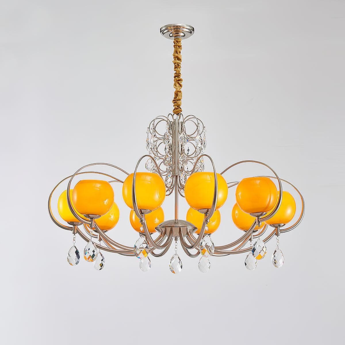 Celisine luksuslysekrone i glas