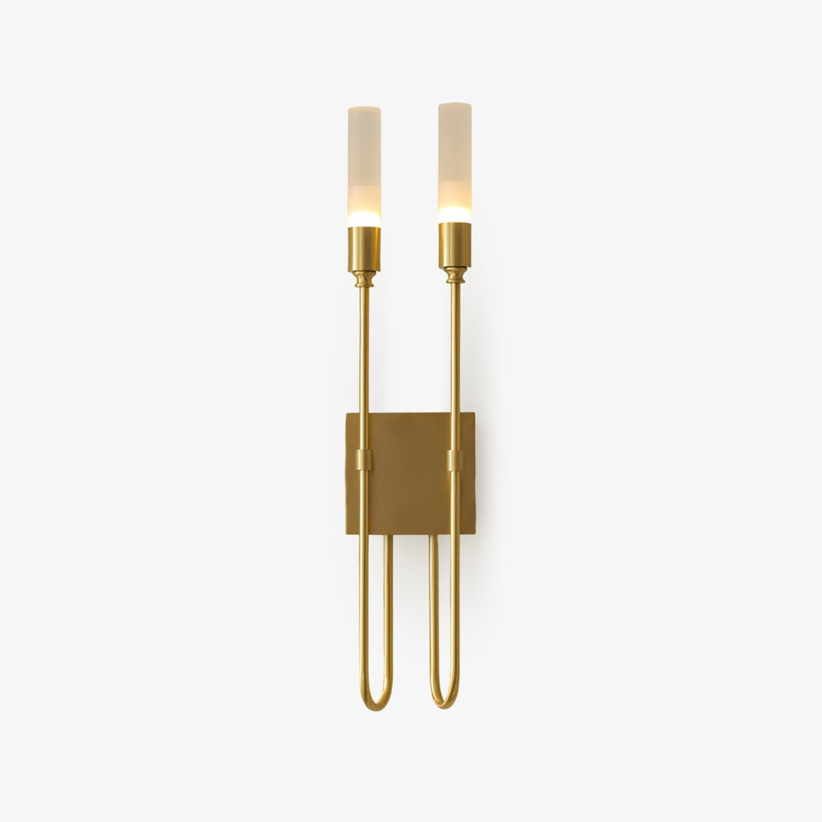 Yvori minimalistisk væglampe med dobbeltstang