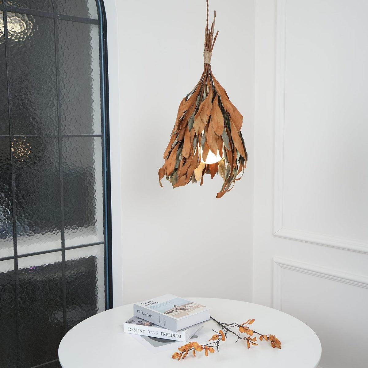 Candeeiro suspenso natural Lirien