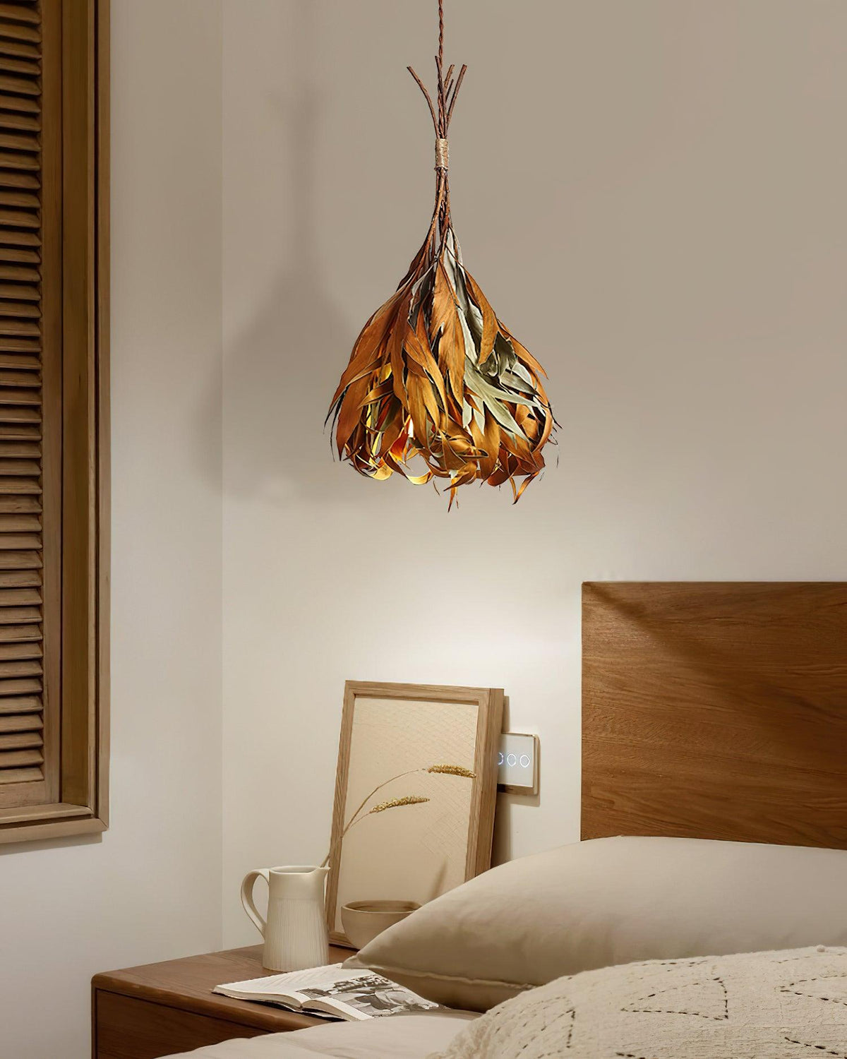 Candeeiro suspenso natural Lirien