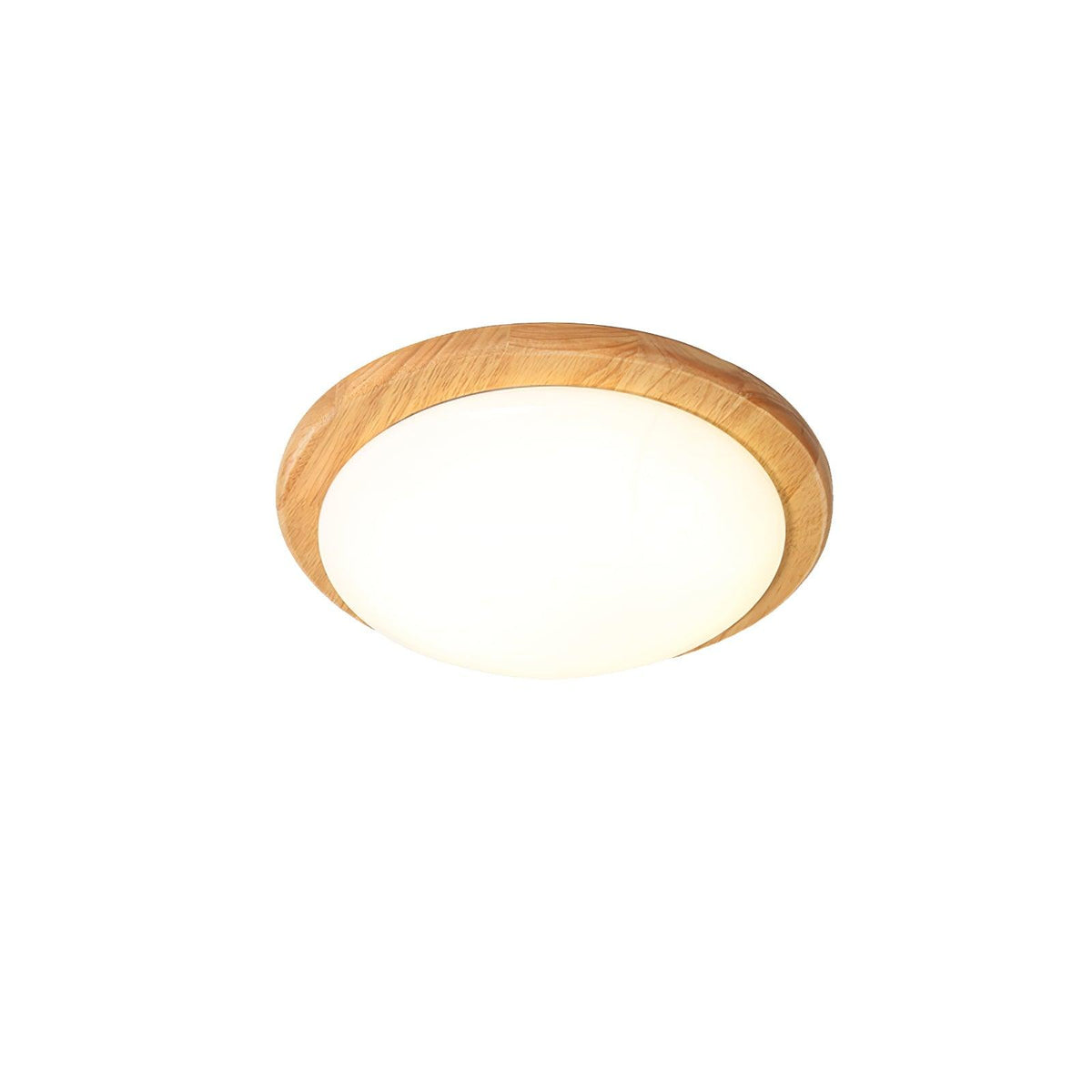 Candeeiro de teto de madeira, moderno e minimalista, em forma de tambor