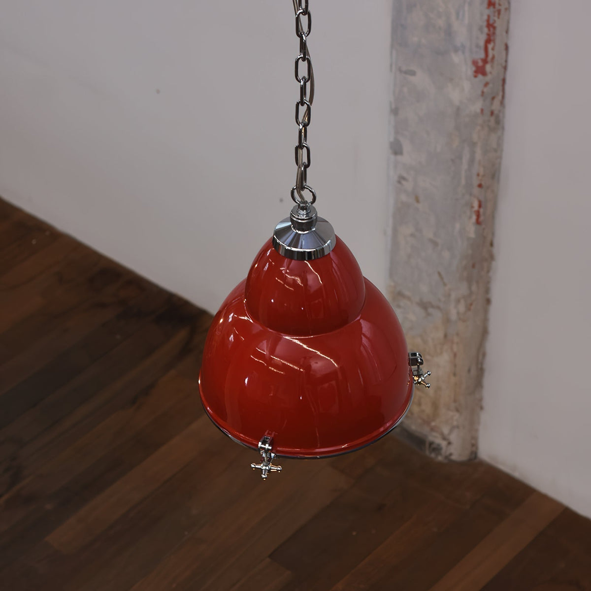 Candeeiro suspenso vermelho Dunlop