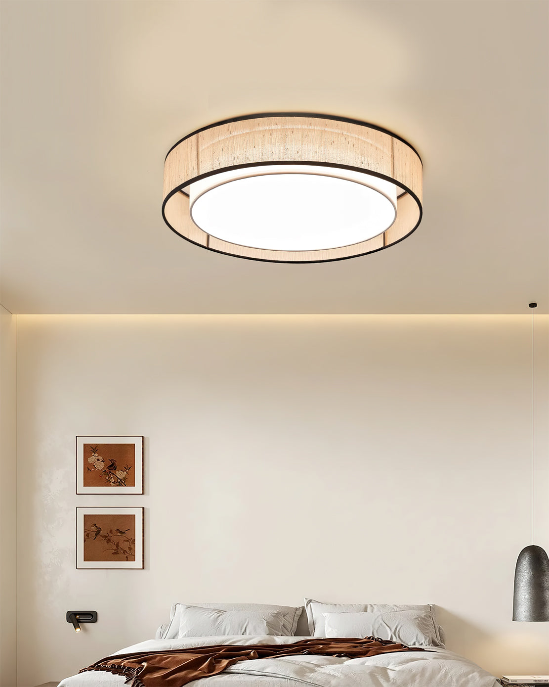 Fioiraya-linned loftslampe