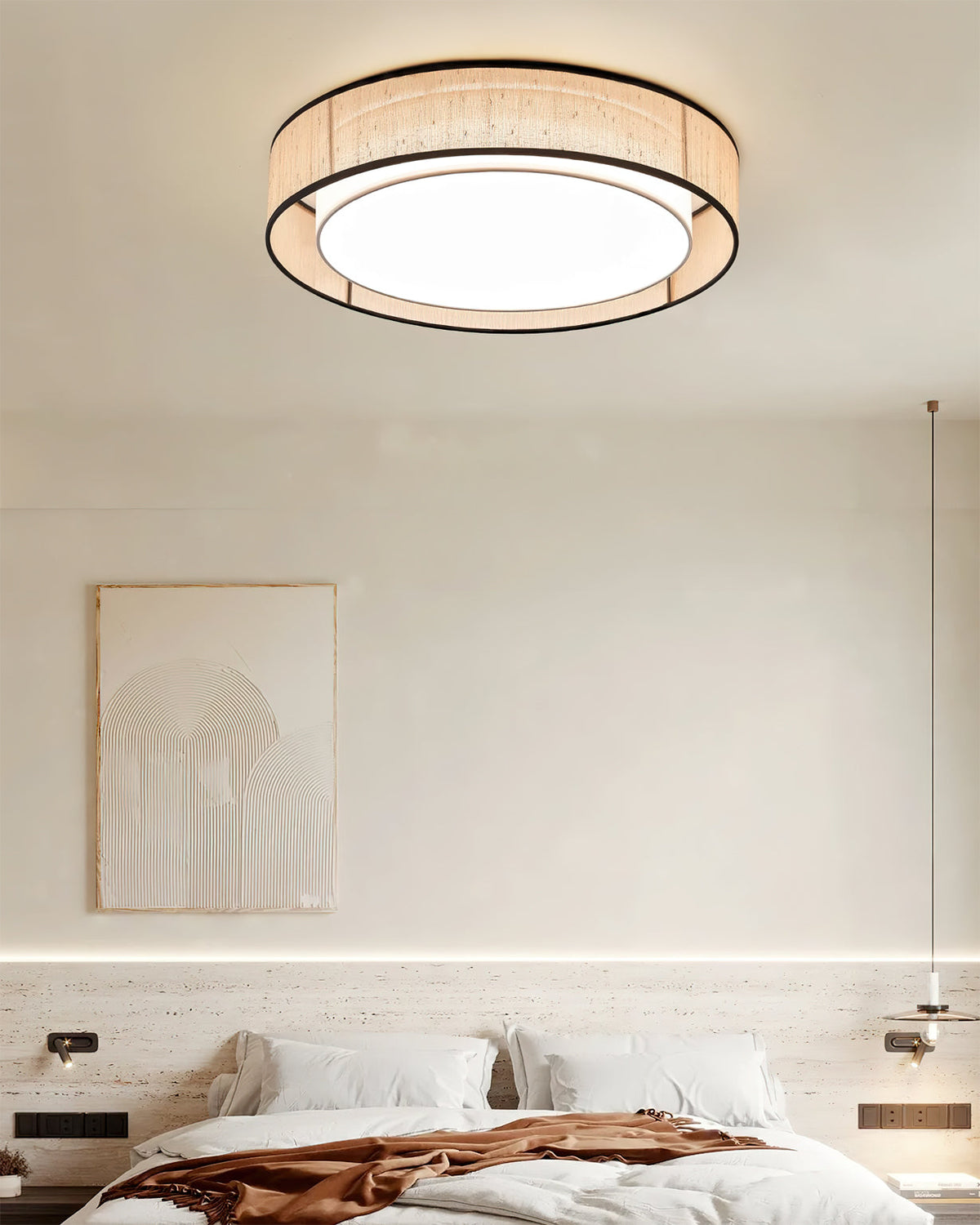 Fioiraya-linned loftslampe