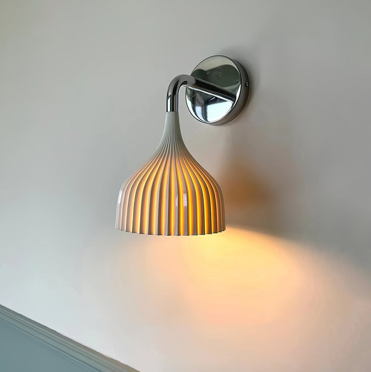 Aurzorus modern minimalistisk vägglampa i plast