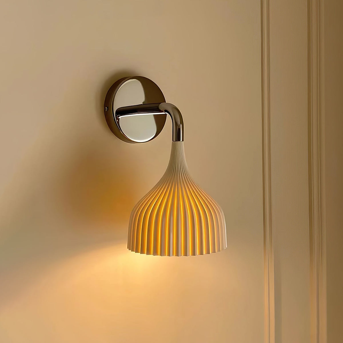 Aurzorus modern minimalistisk vägglampa i plast