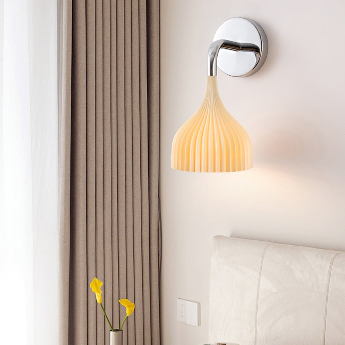 Aurzorus modern minimalistisk vägglampa i plast