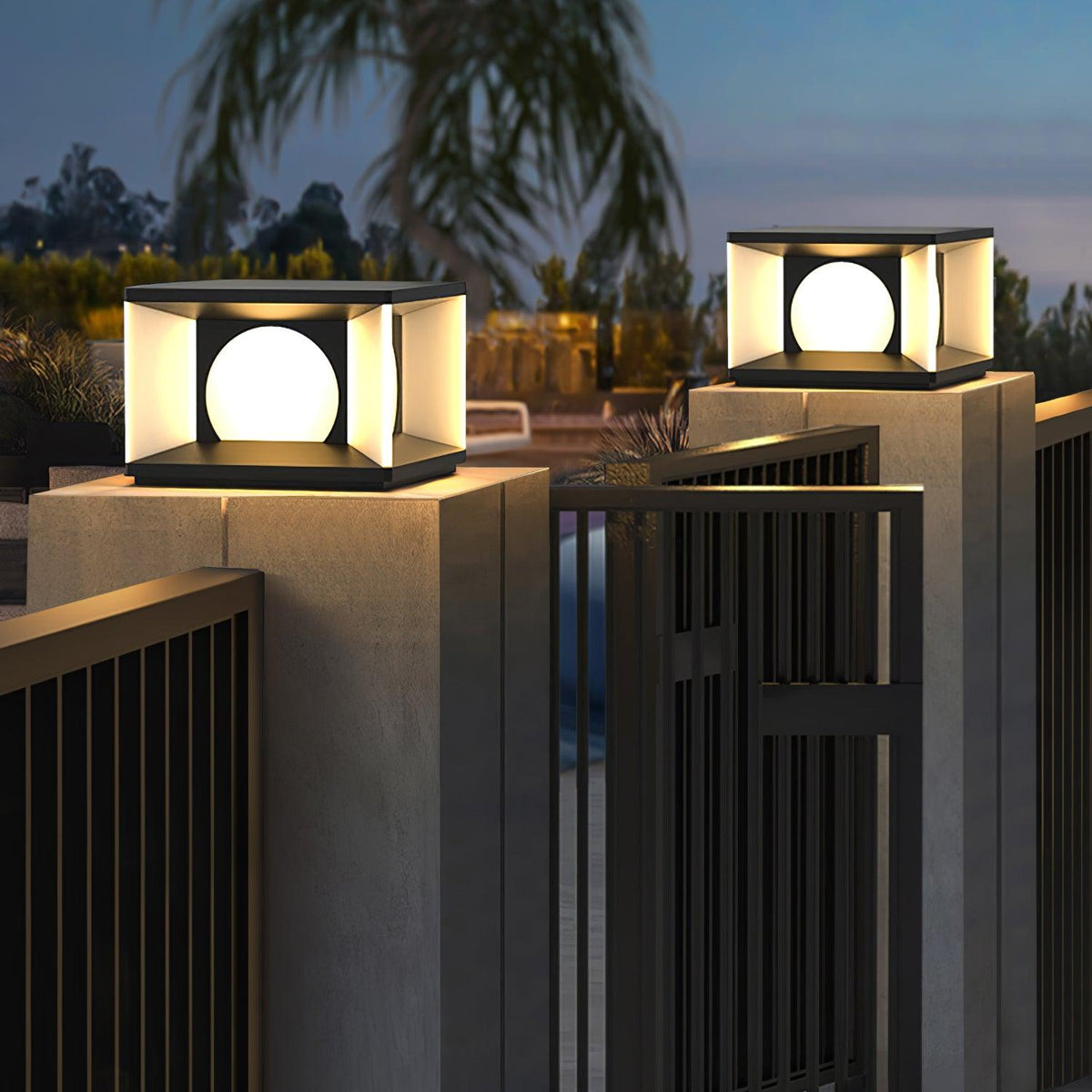 Joshun moderne udendørslampe