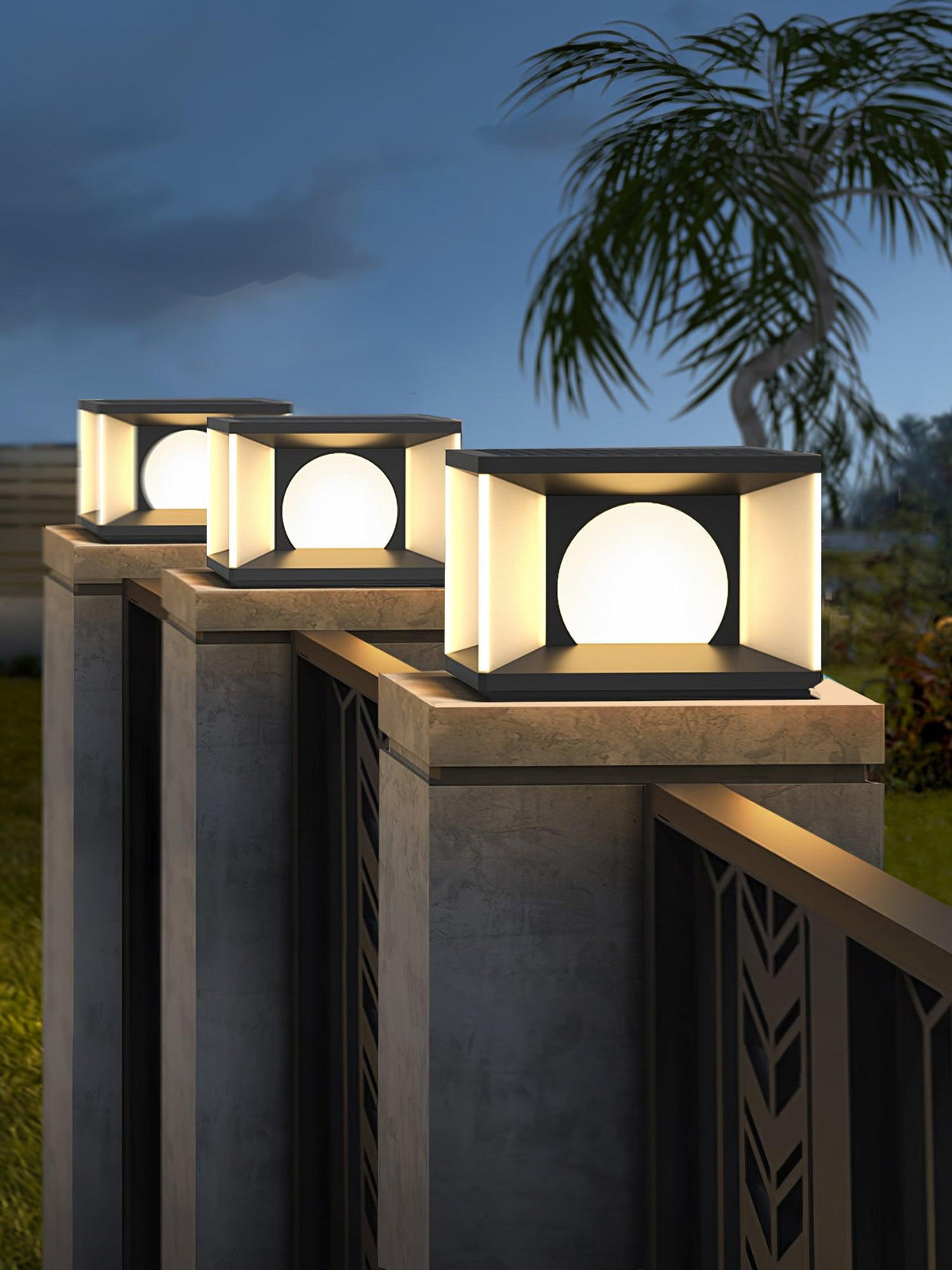 Joshun moderne udendørslampe