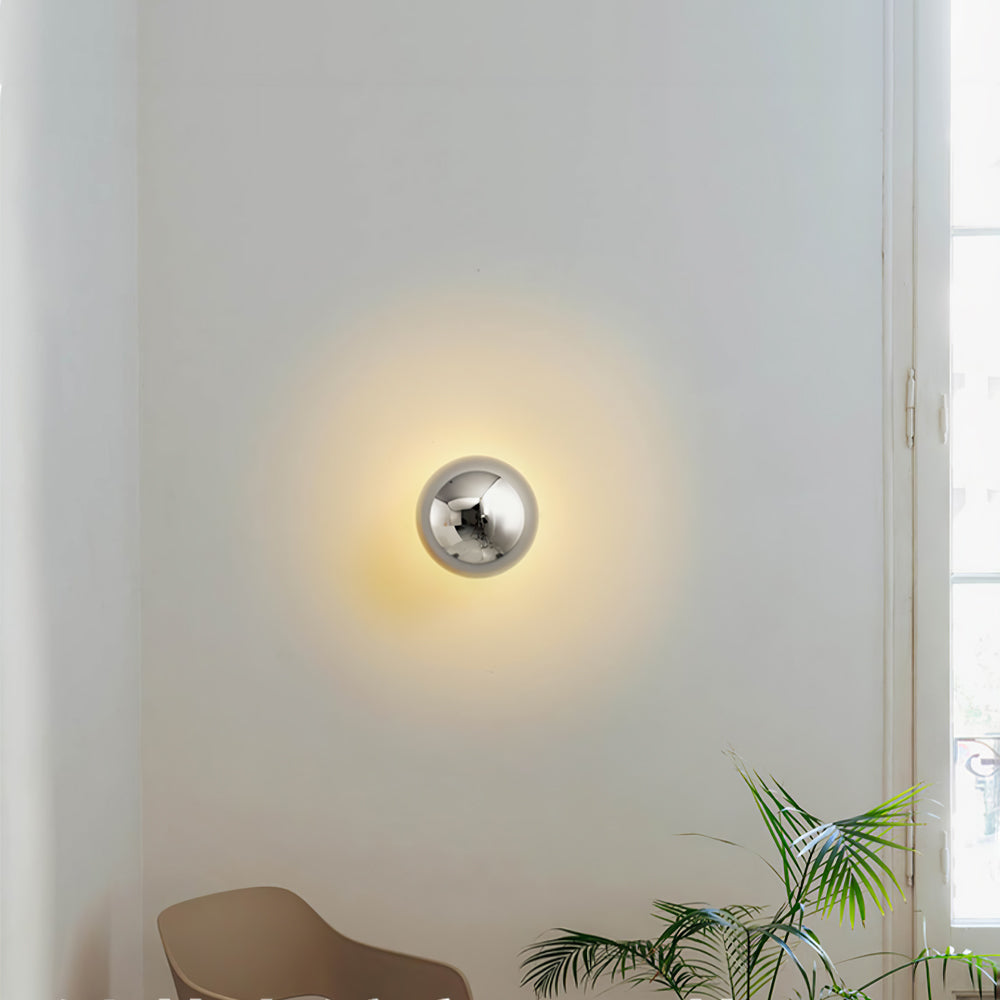 Candeeiro de parede Virixy moderno e minimalista em forma de esfera