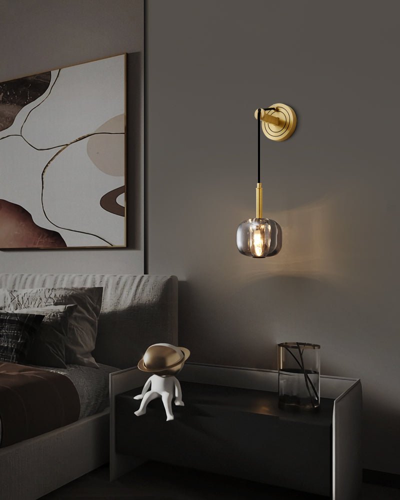 Zodorila modern minimalistisk serie kristallvägglampa