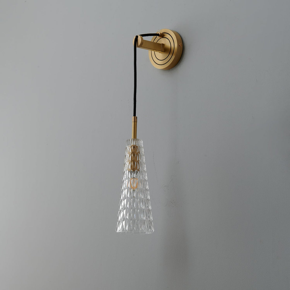 Zodorila modern minimalistisk serie kristallvägglampa