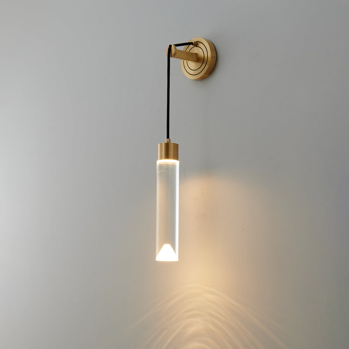 Zodorila modern minimalistisk serie kristallvägglampa