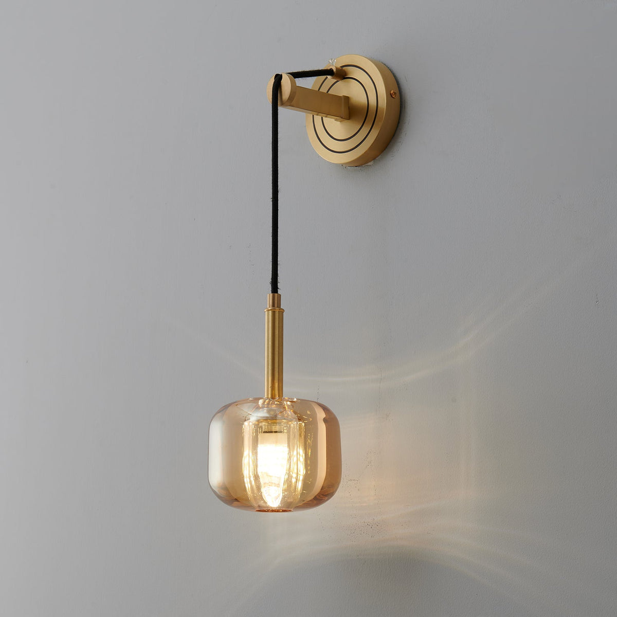 Zodorila modern minimalistisk serie kristallvägglampa