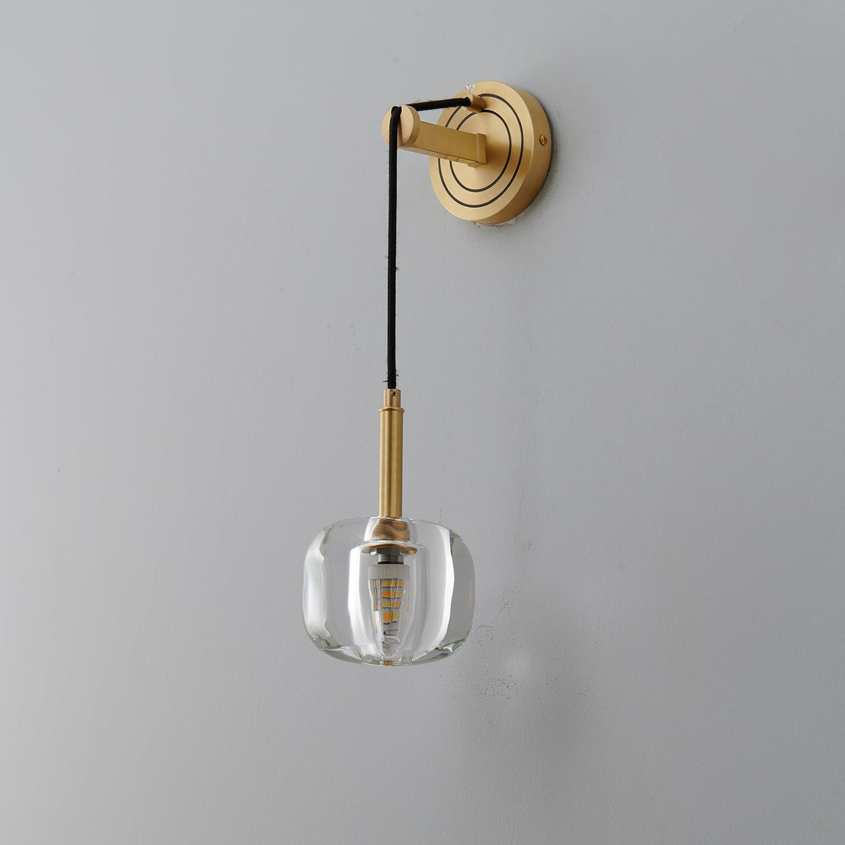 Zodorila modern minimalistisk serie kristallvägglampa