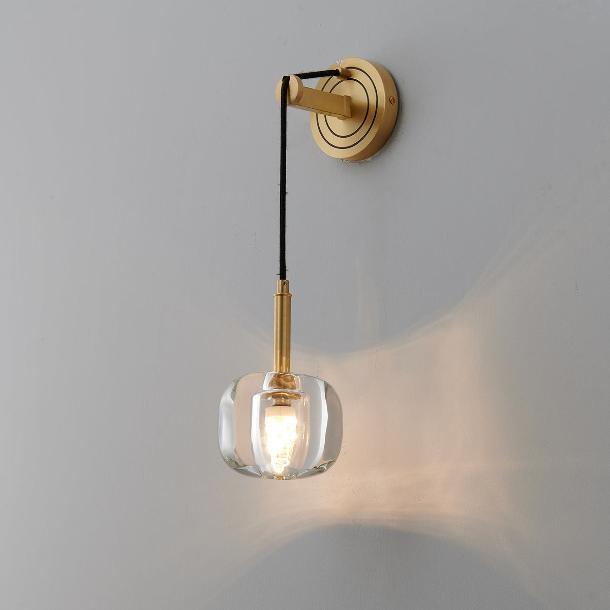 Zodorila modern minimalistisk serie kristallvägglampa