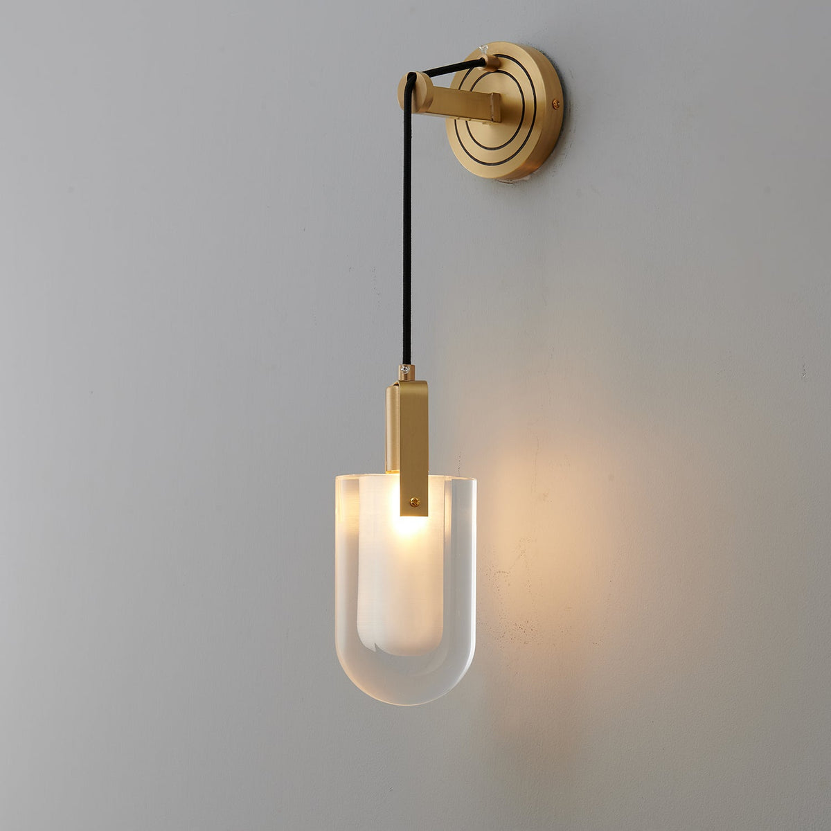 Zodorila modern minimalistisk serie kristallvägglampa