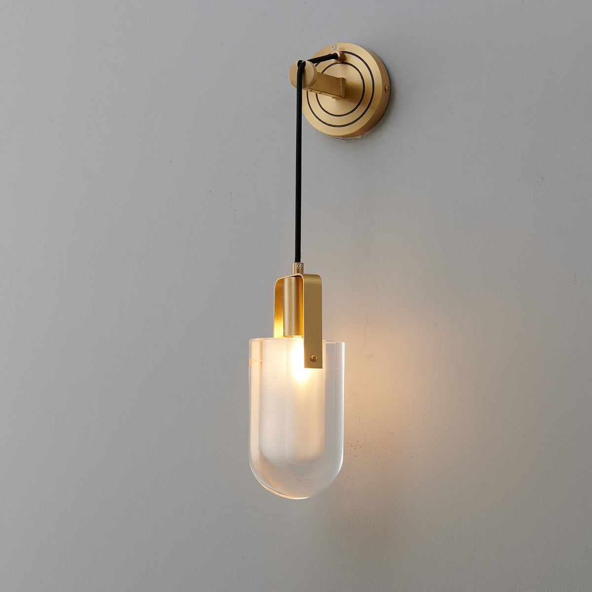 Zodorila modern minimalistisk serie kristallvägglampa