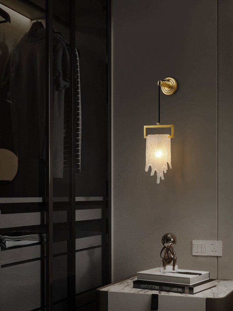 Zodorila modern minimalistisk serie kristallvägglampa