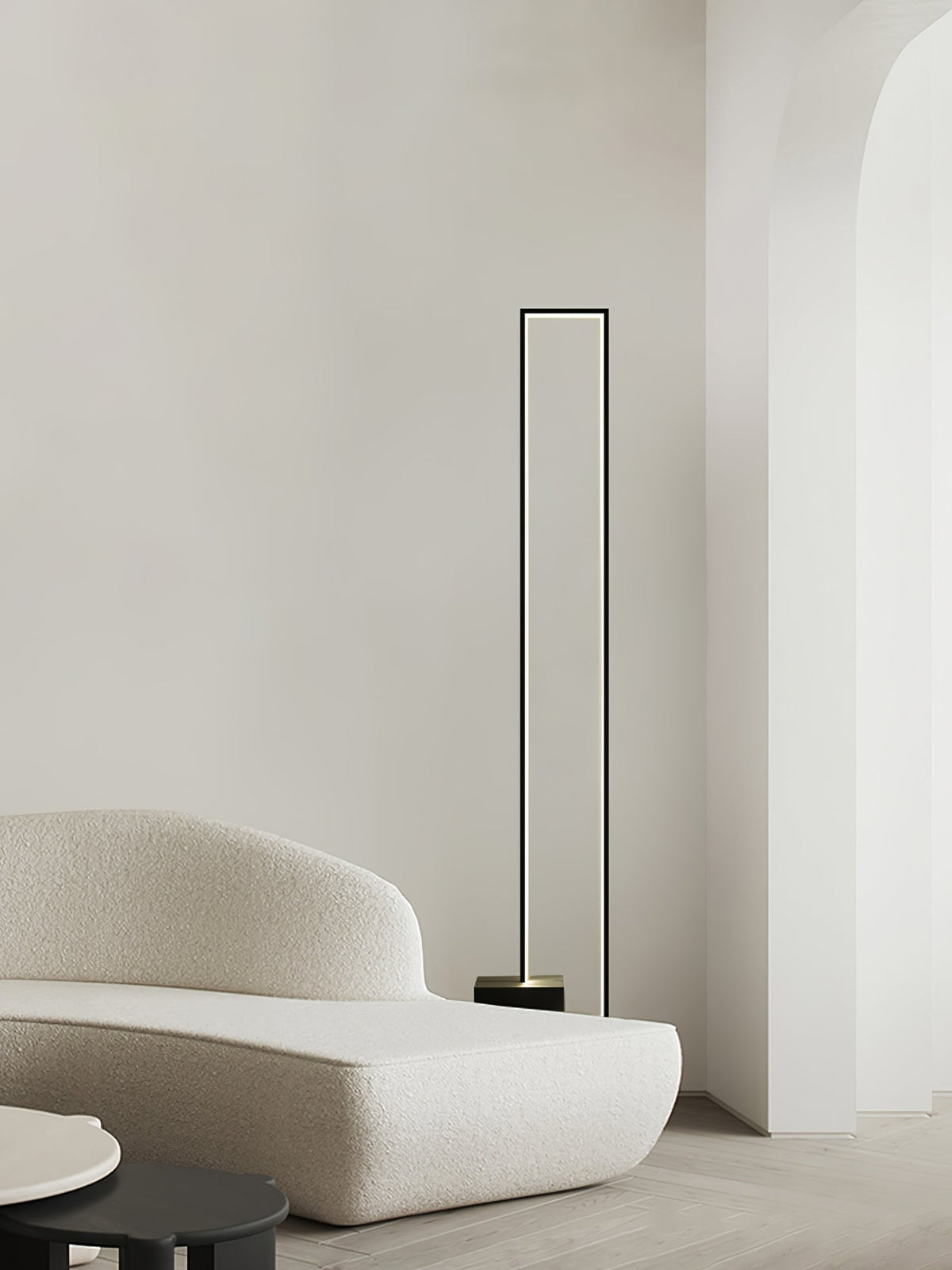 Keloza gulvlampe i aluminium