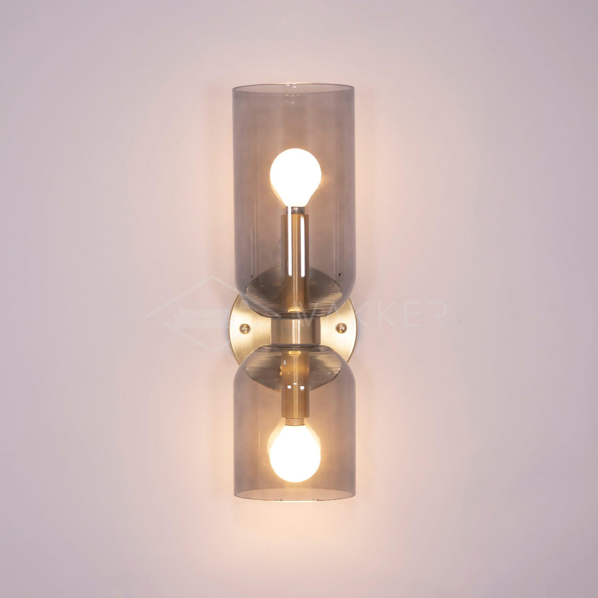 Bryn moderne minimalistisk væglampe i glas