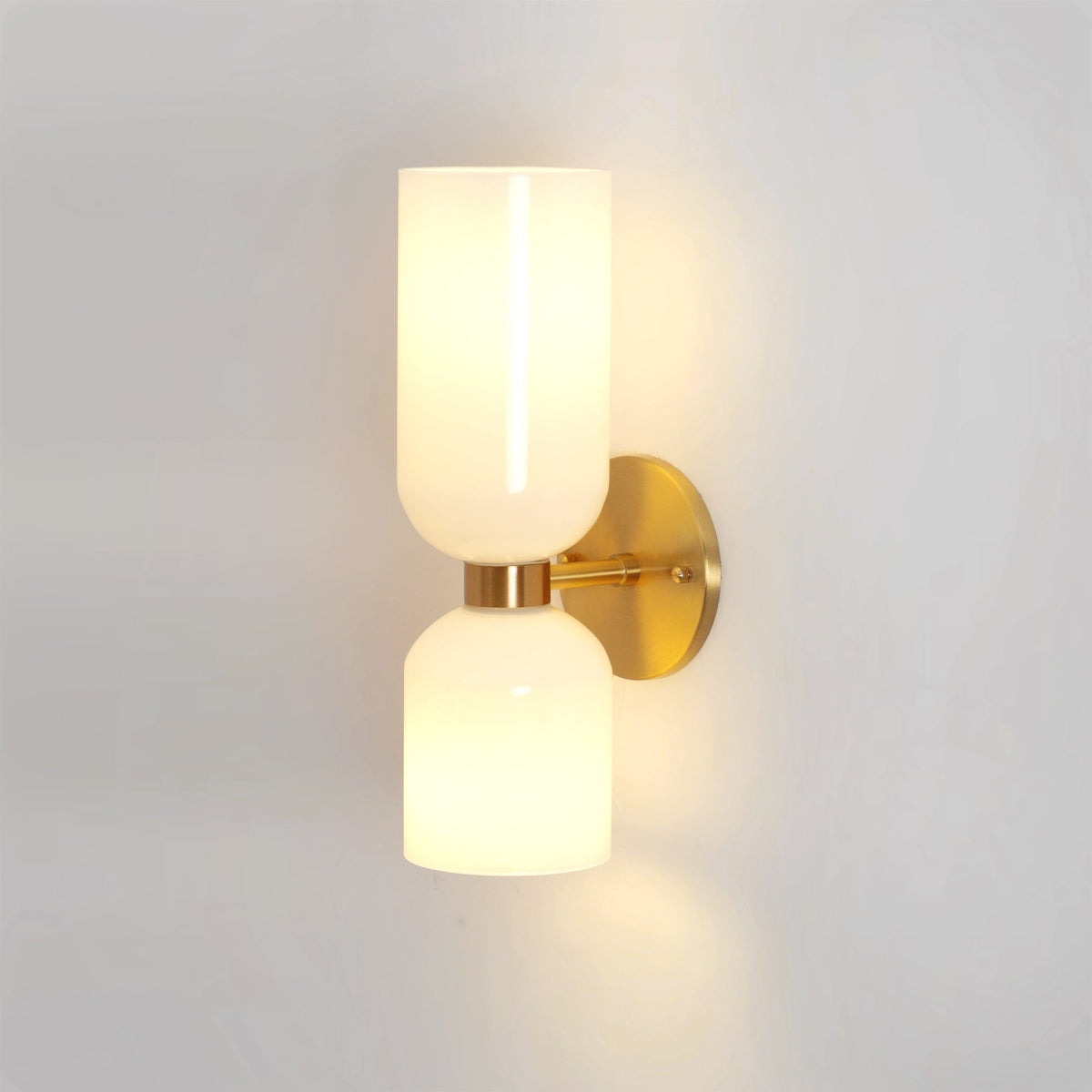 Bryn moderne minimalistisk væglampe i glas