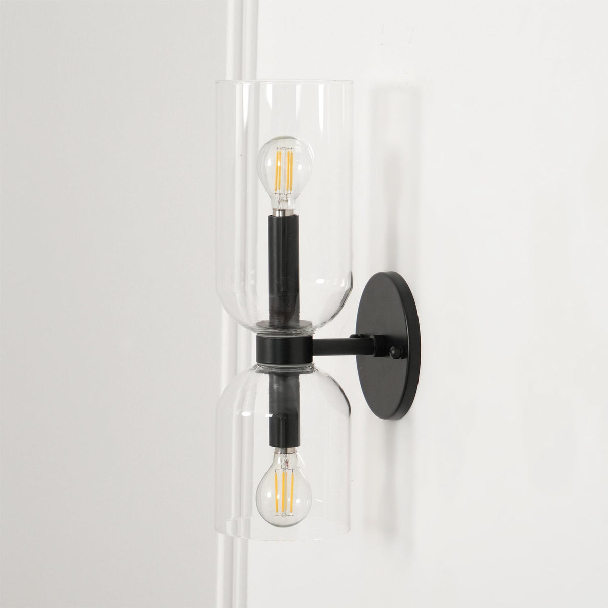 Bryn moderne minimalistisk væglampe i glas