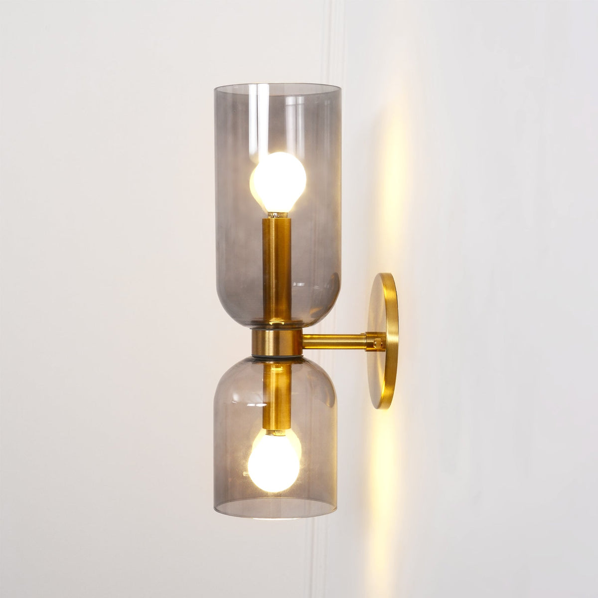 Bryn moderne minimalistisk væglampe i glas