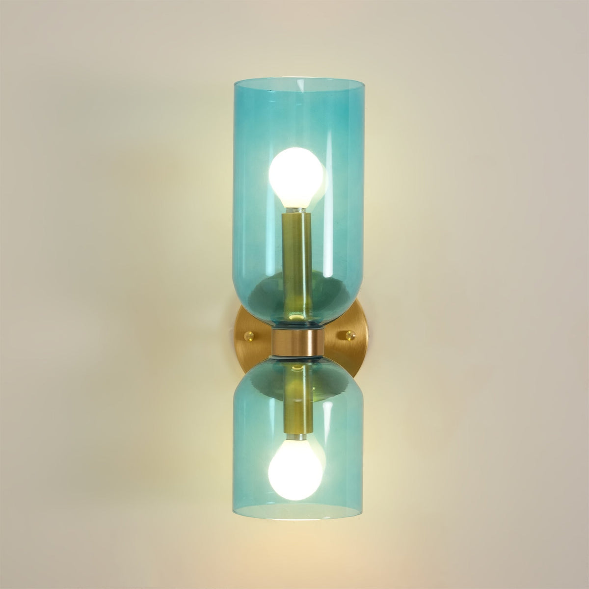 Bryn moderne minimalistisk væglampe i glas