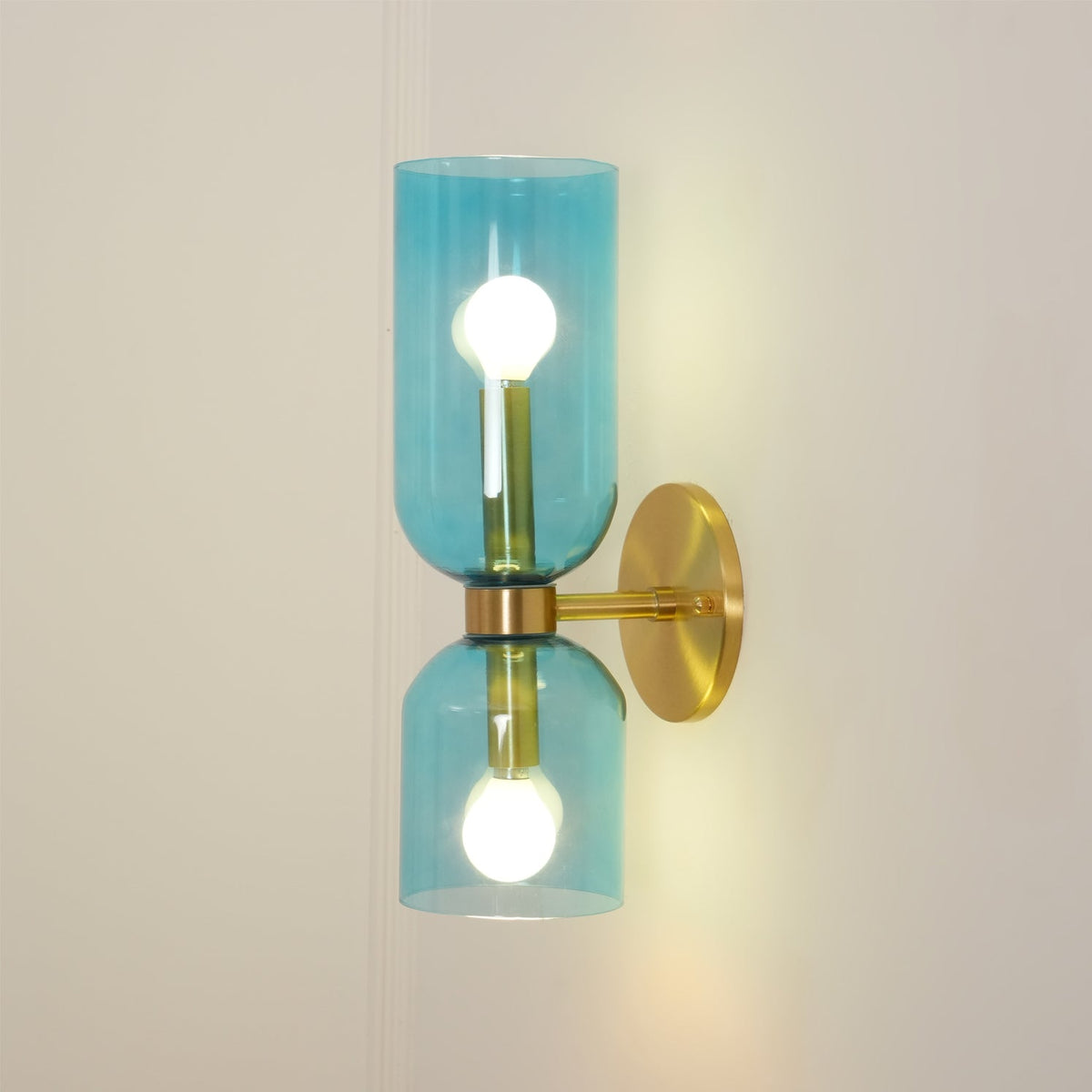 Bryn moderne minimalistisk væglampe i glas
